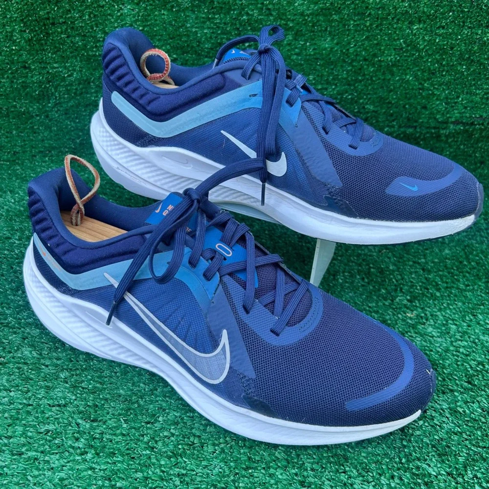 Nike Quest 4 Mens Running Shoes Navy Blue Athletic Sneakers DD0204-400 Size‎ 10